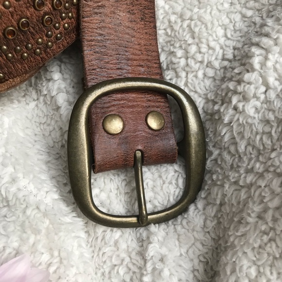 Abercrombie & Fitch Brown Leather Belt - Picture 4 of 6